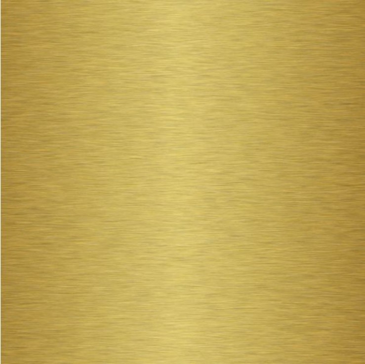 Алюминий для сублимации или УФ печати Золото шлифованное 150х200х0,5 мм