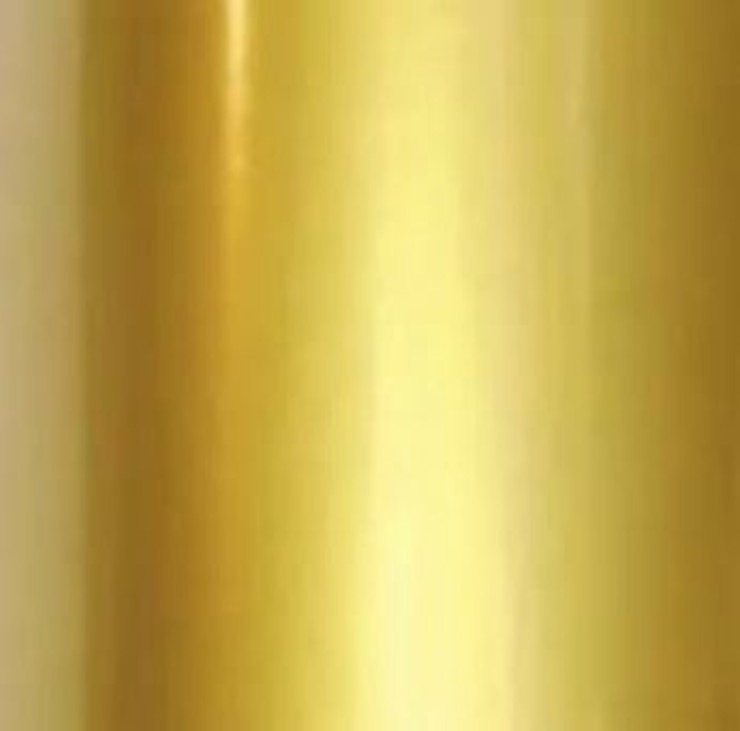 Алюминий для сублимации или УФ печати Золото глянец 200х300х0,5 мм